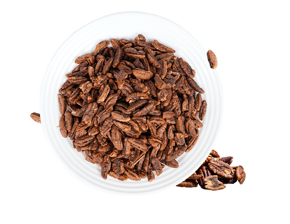 ¼ Pecans mionghearrtha
